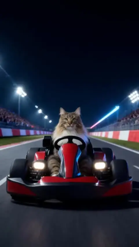 Example AI-generated pet scene