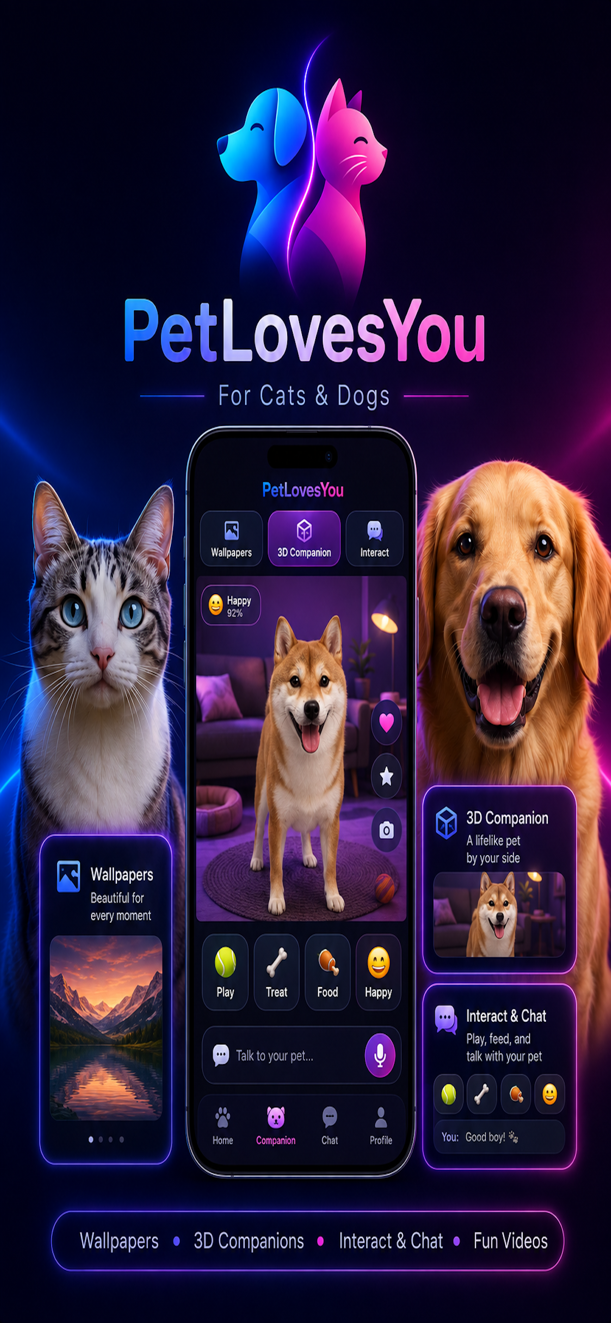 From pet photo to 3D companion